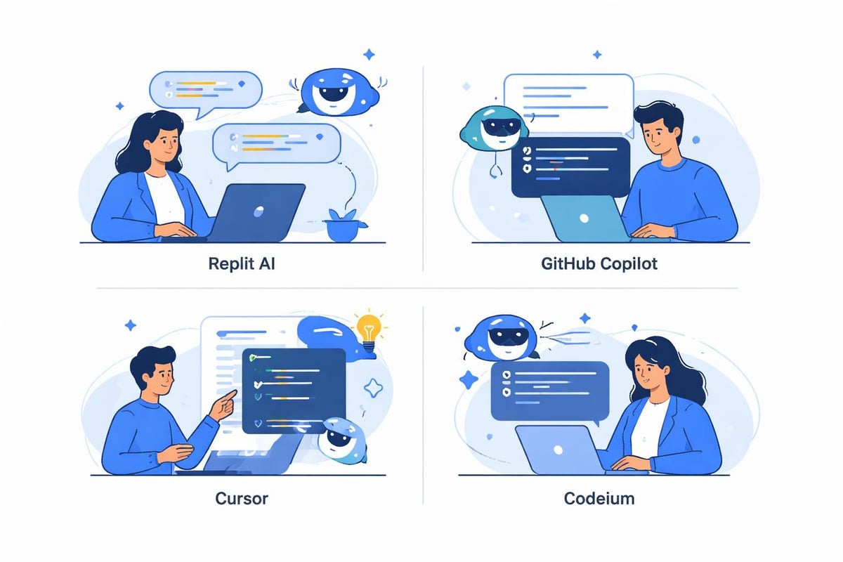 AI coding platforms features