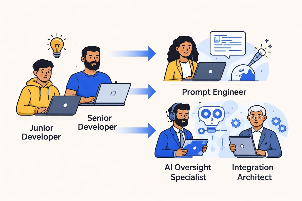 Development team roles in vibe coding