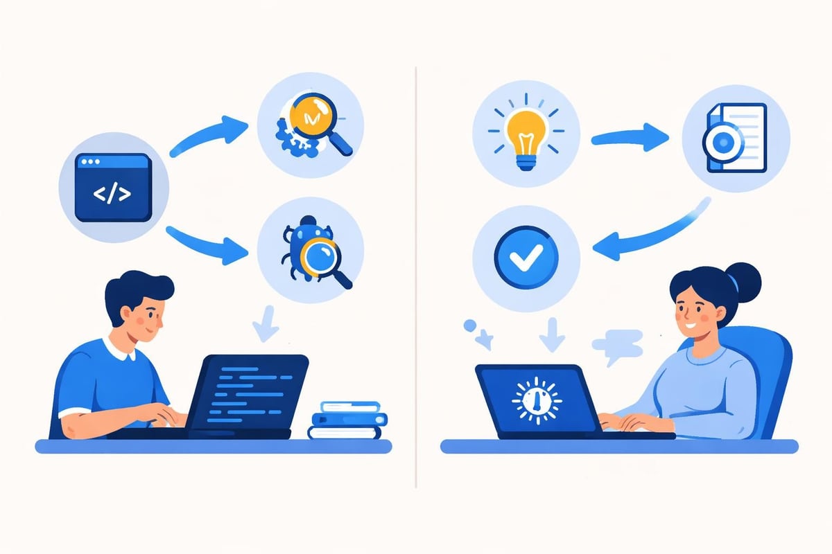 Vibe coding workflow comparison