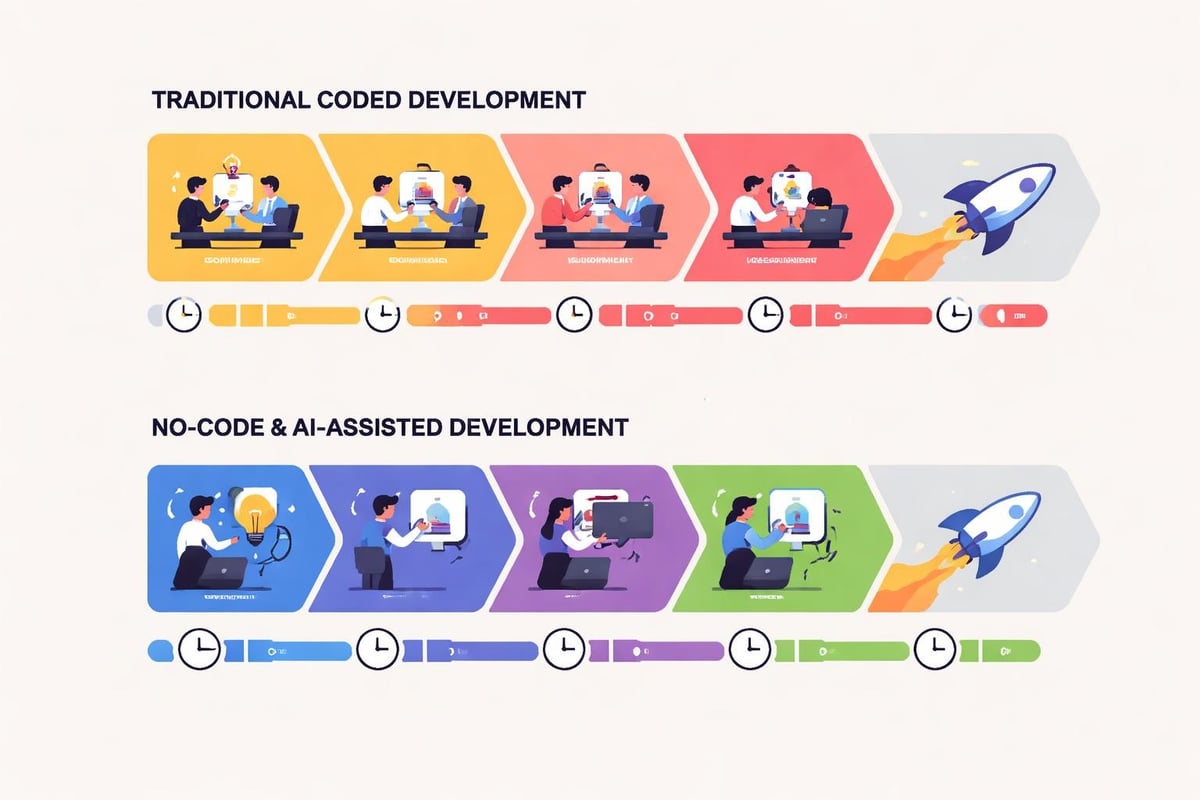 Development timeline comparison