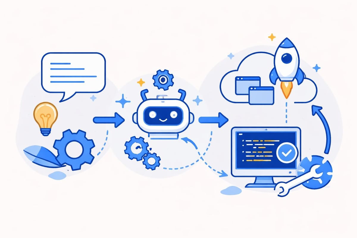 Vibe coding workflow stages