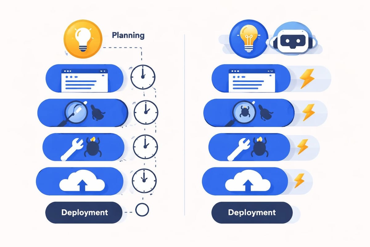 Development workflow comparison