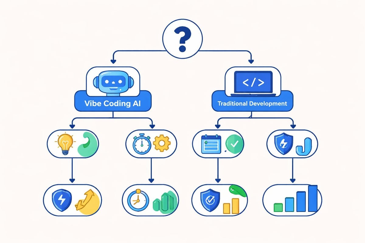 Vibe coding decision framework