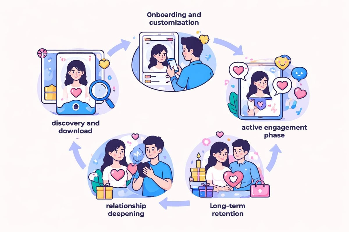 AI companion user journey