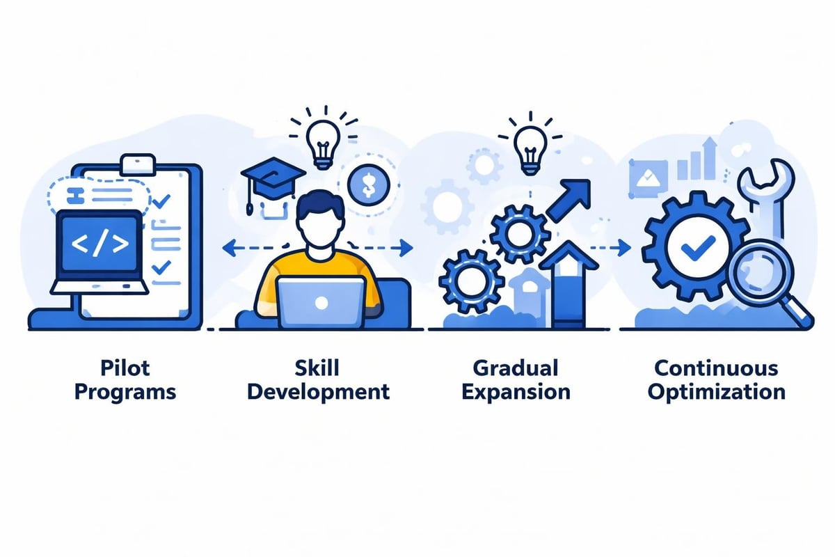 AI coding tool implementation phases