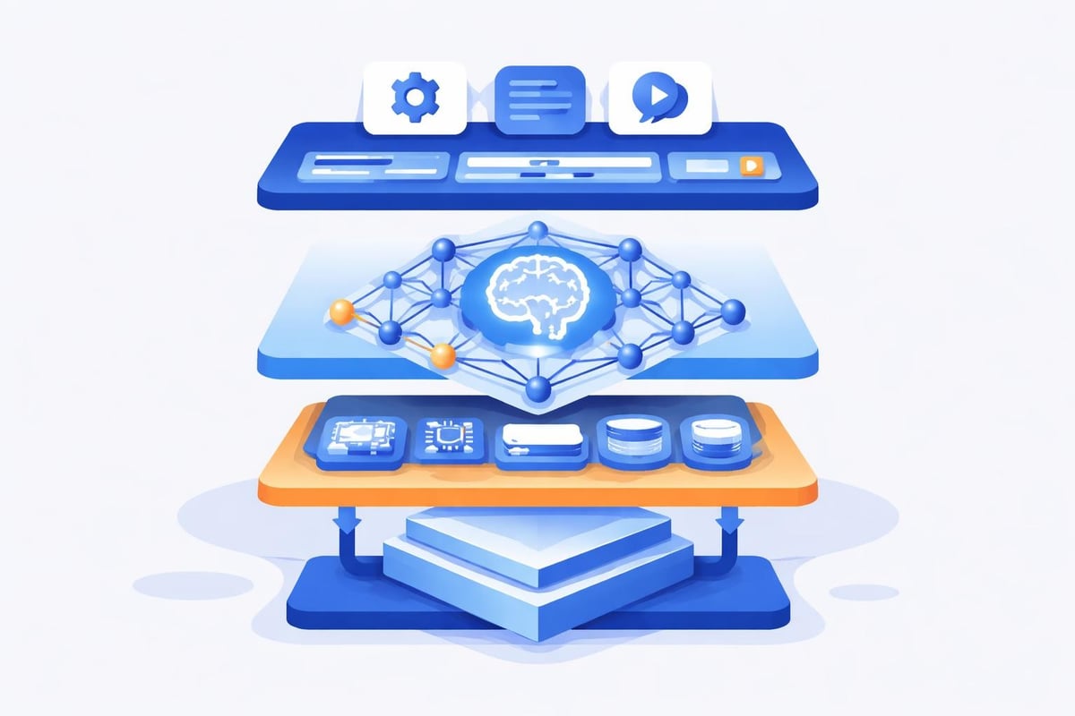 AI operating system architecture layers