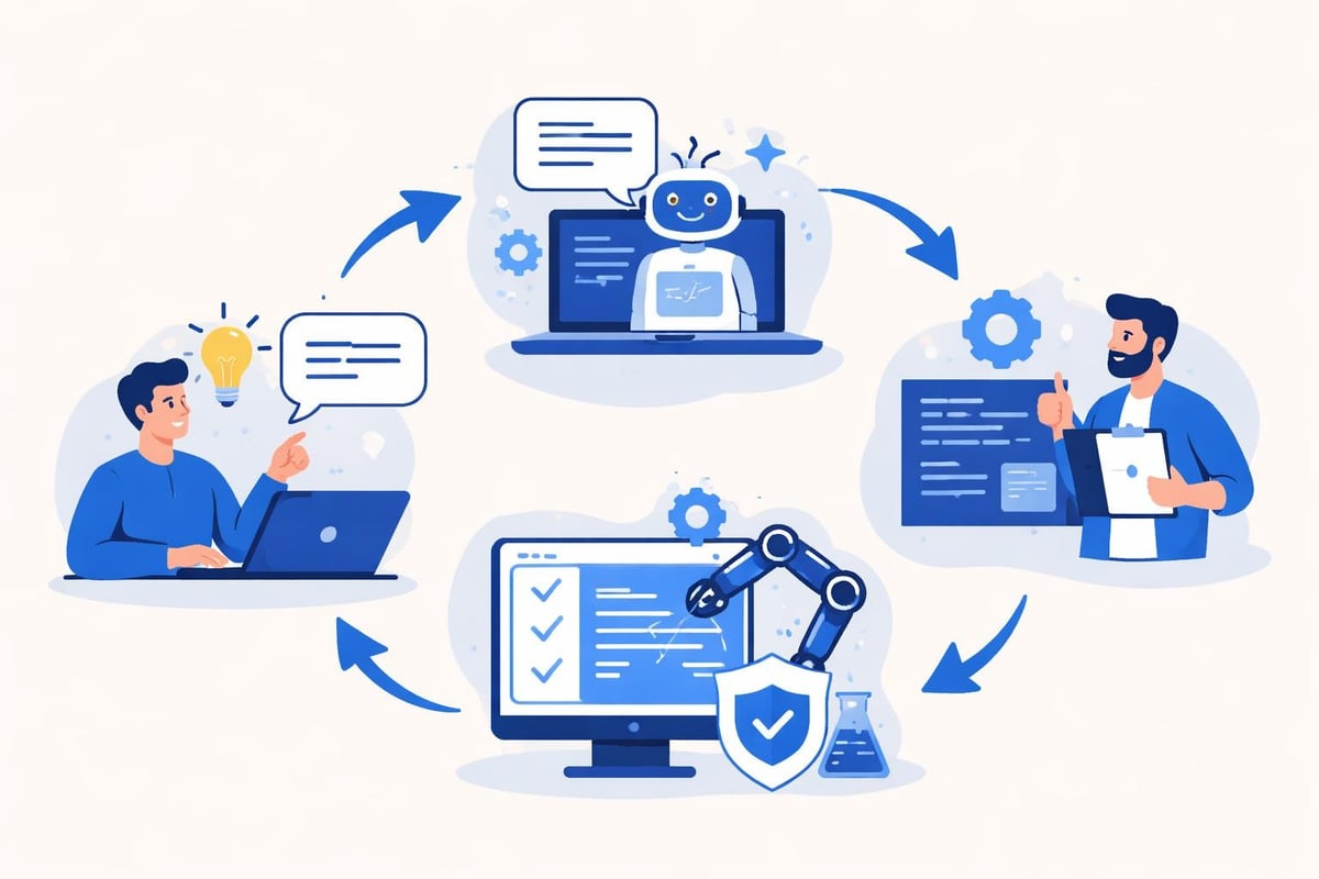 AI coding workflow stages