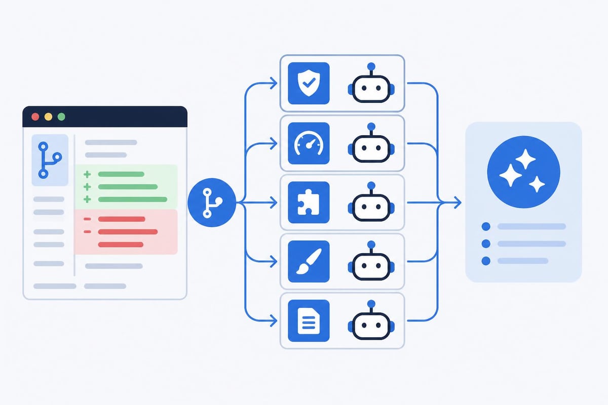 Multi-agent code review workflow