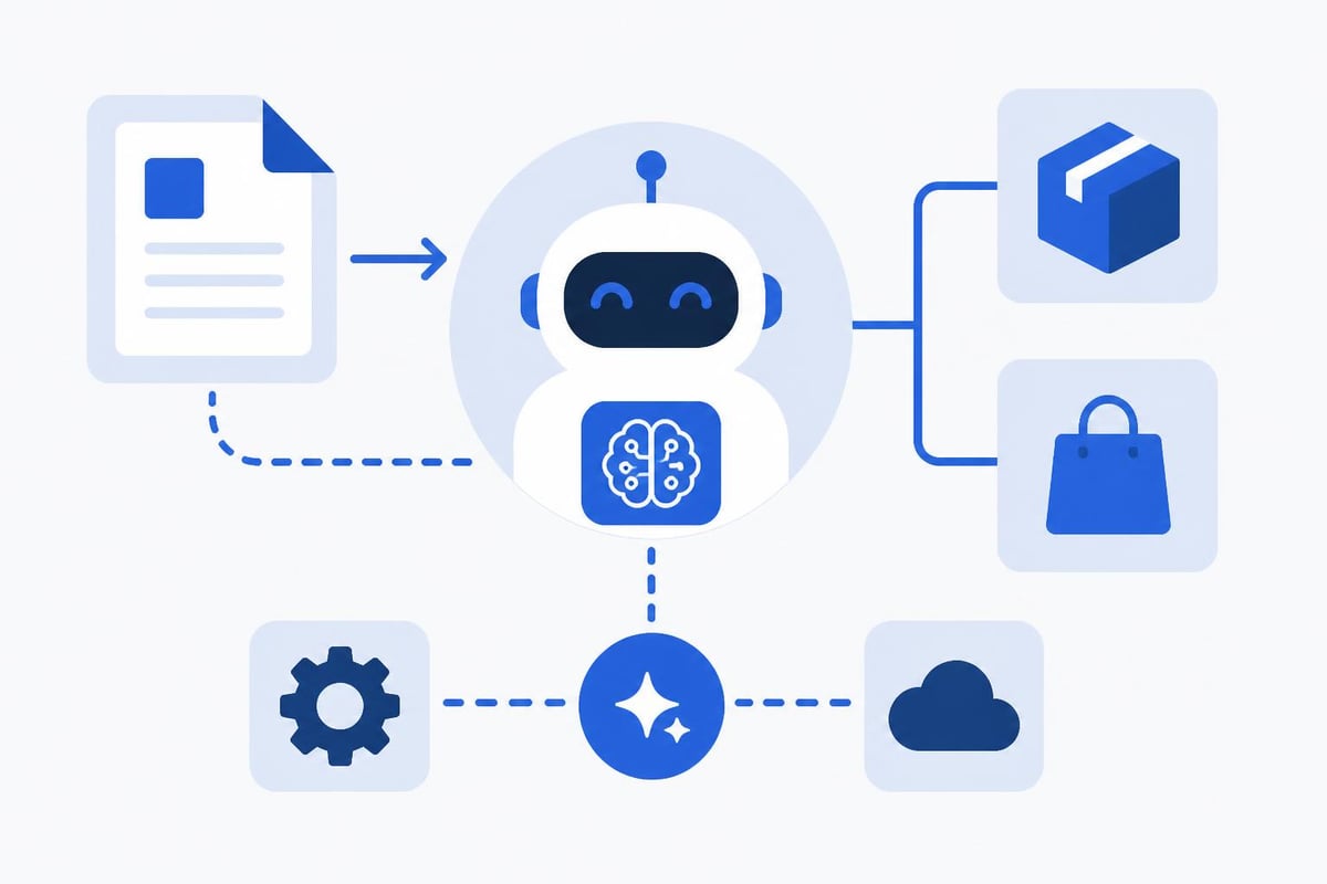 Custom AI agent workflow
