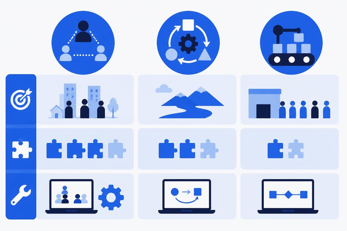 AI simulation types comparison