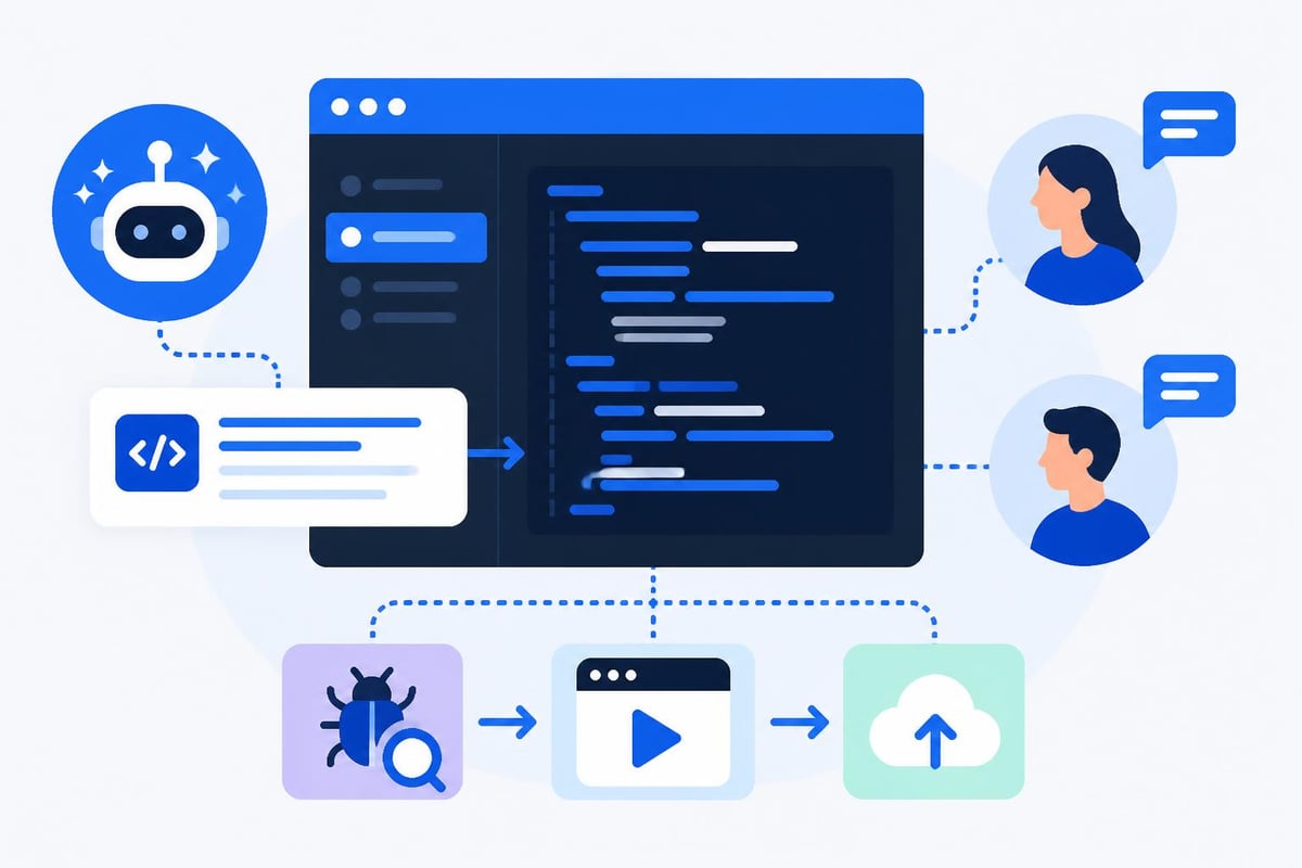 Replit development workflow