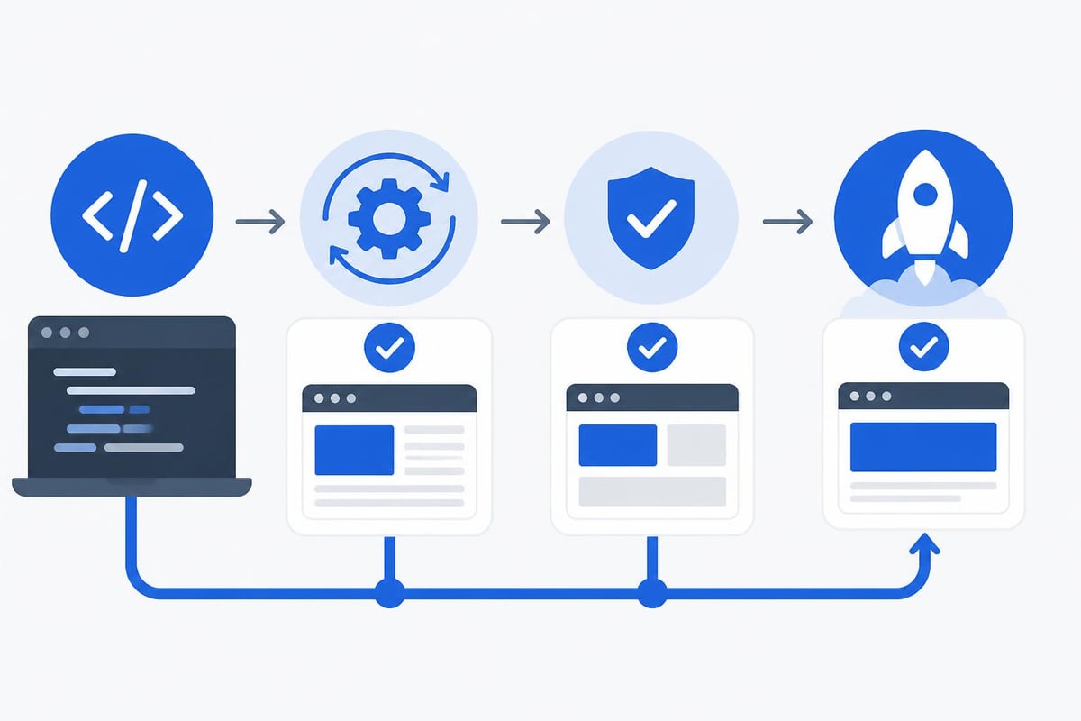 CI/CD pipeline workflow