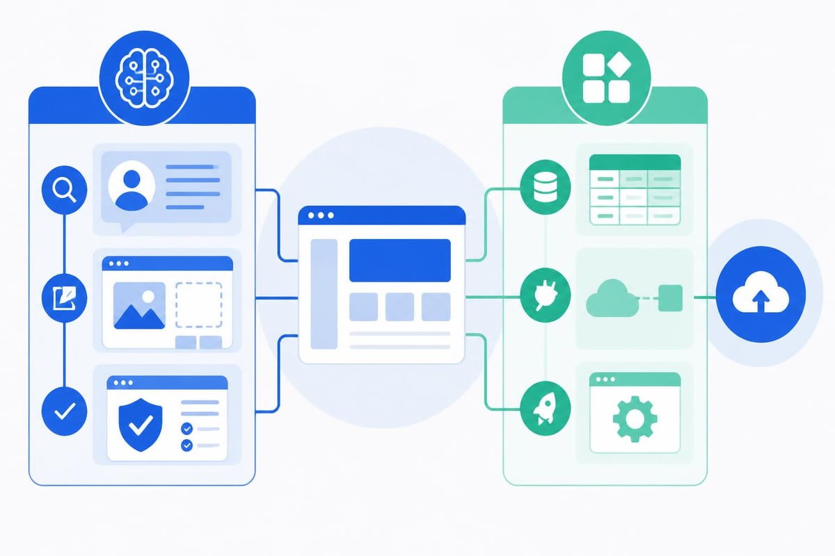 AI-powered no-code development workflow