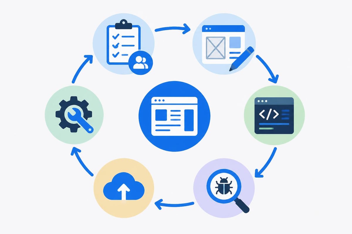 Application development workflow stages