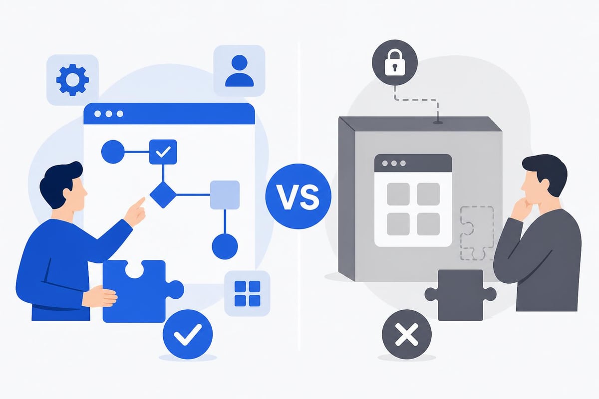 Custom versus off-the-shelf software