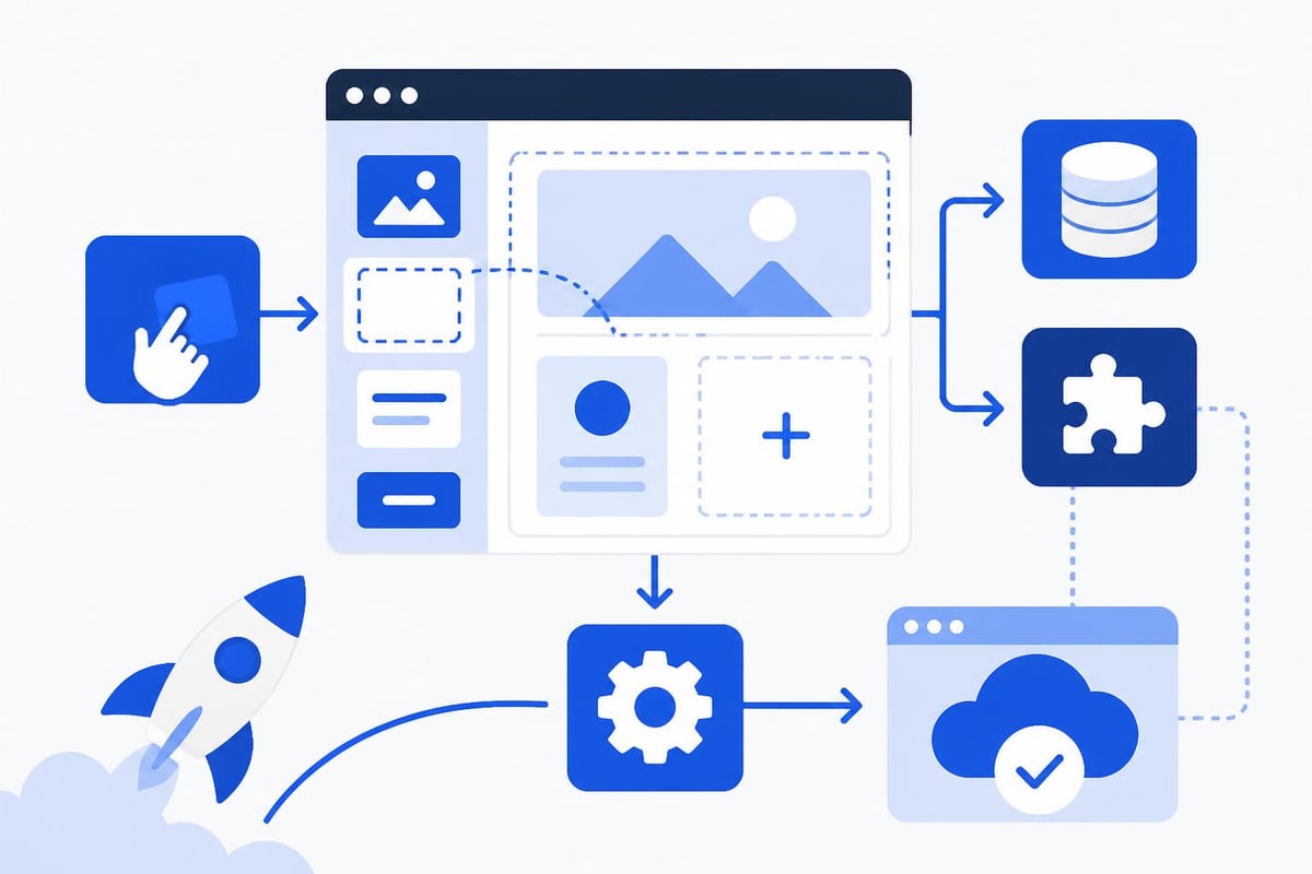 Low code platform development components