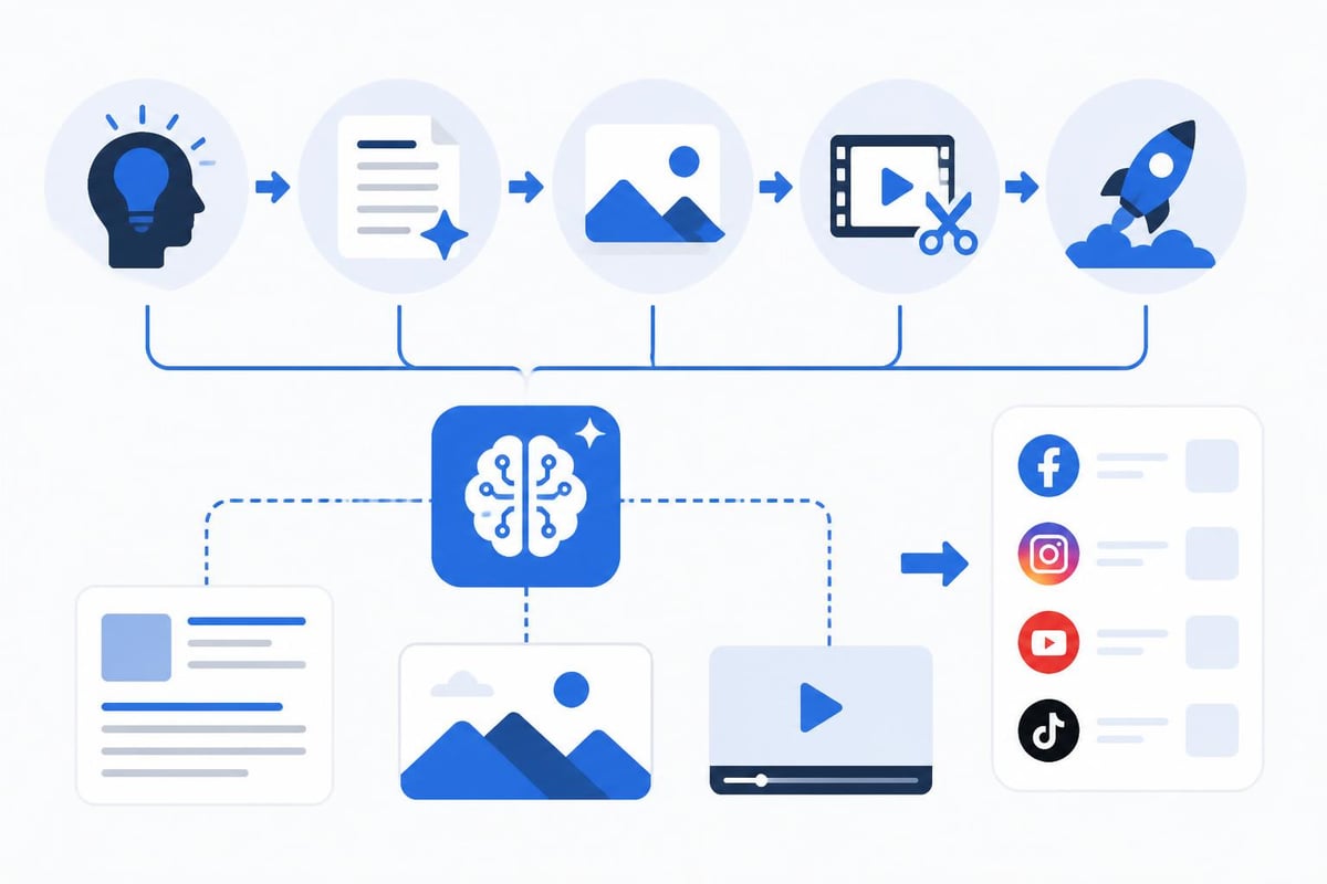 AI content creation pipeline