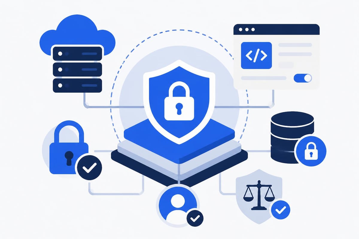 Security layers in no-code development