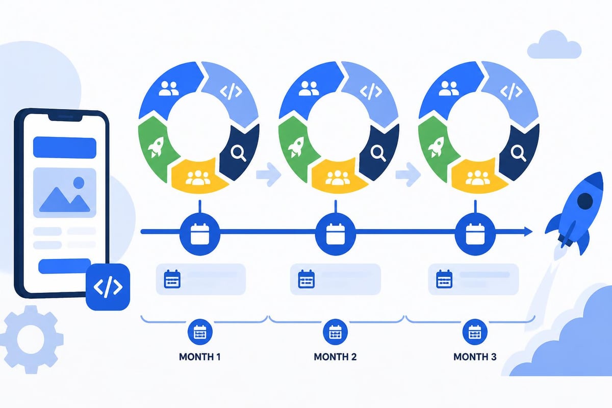 Agile development timeline