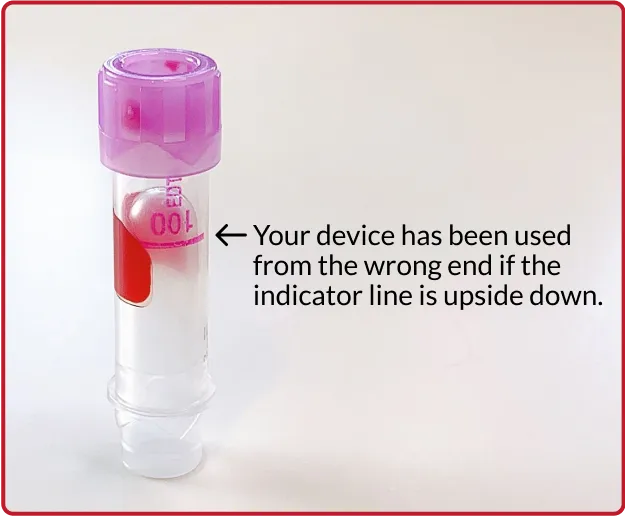 A sample collection device
