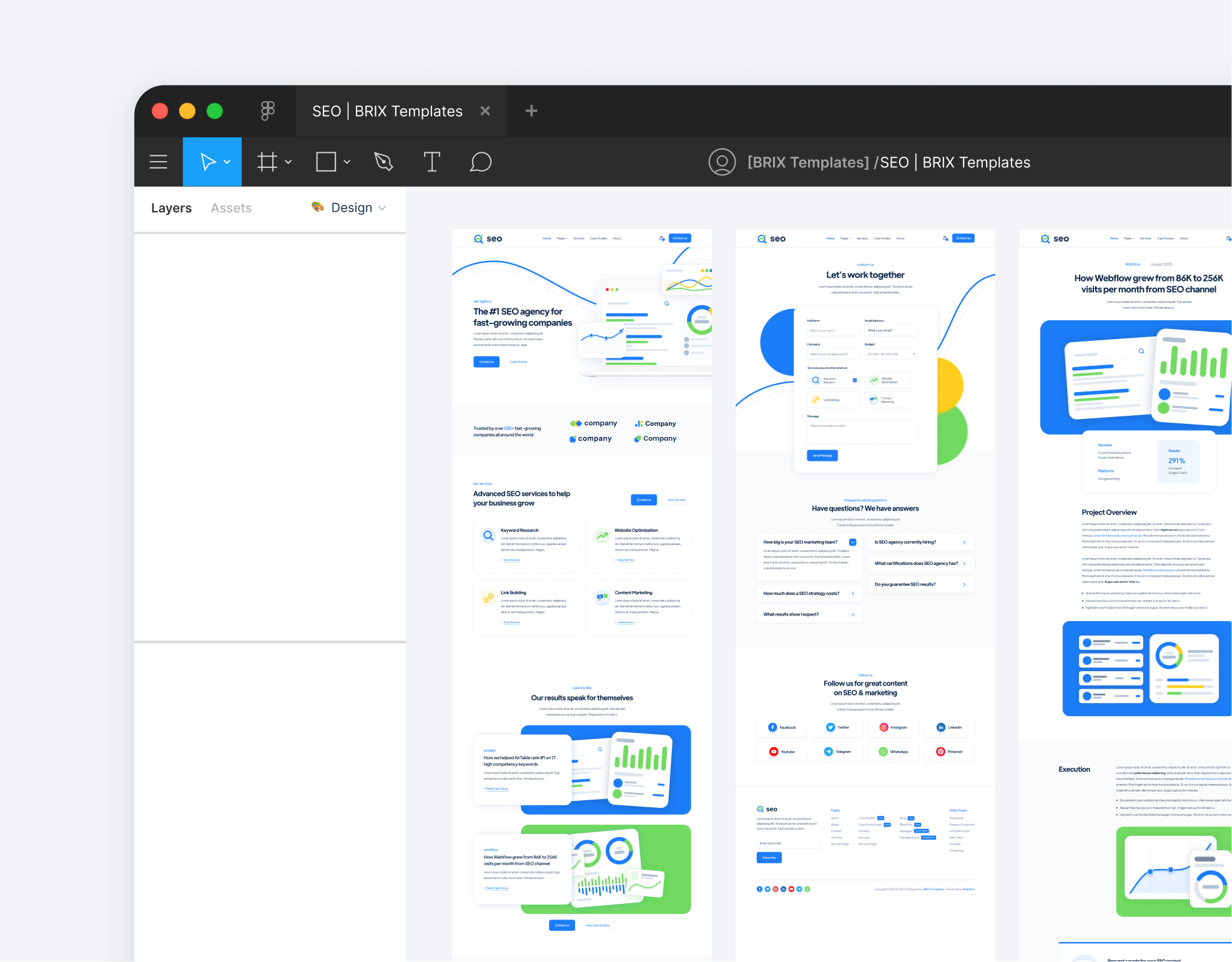 SEO - Fimga File Included - SEO Agency Webflow Template