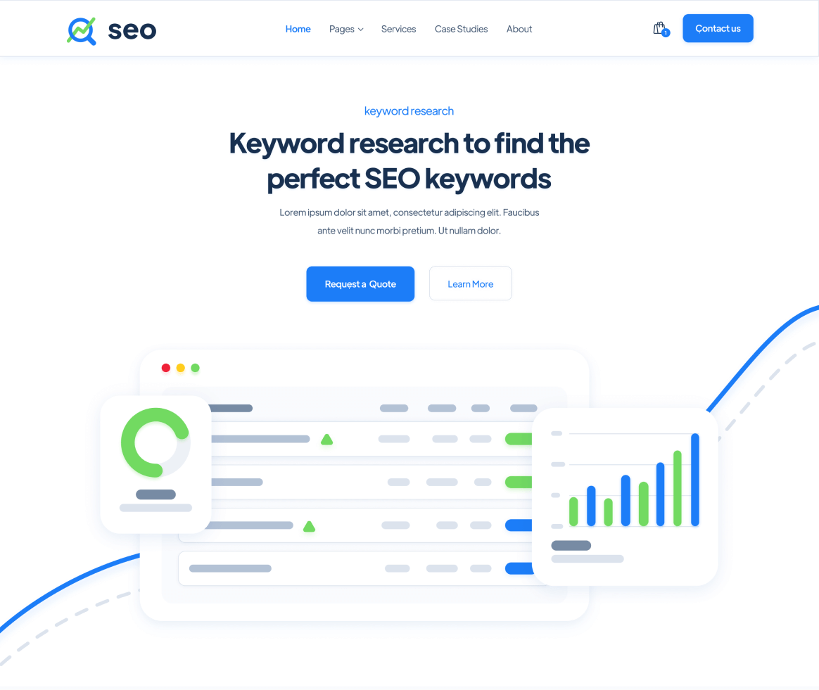 SEO - Single Service page - SEO Agency Webflow Template