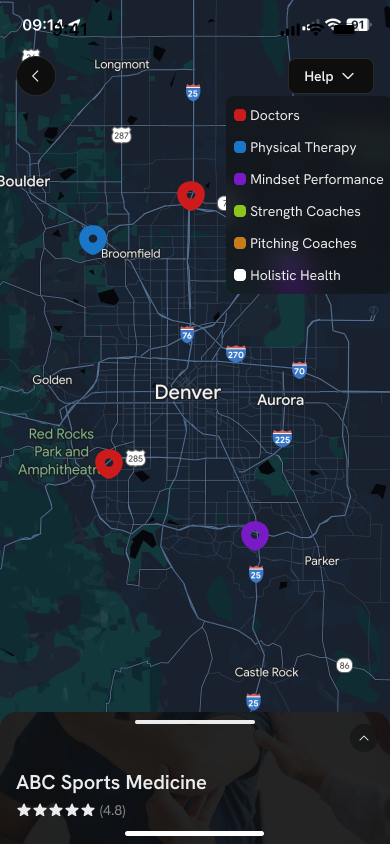 Map of Denver