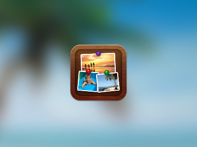 Alt Photos icon for iOS. Created in 2012.