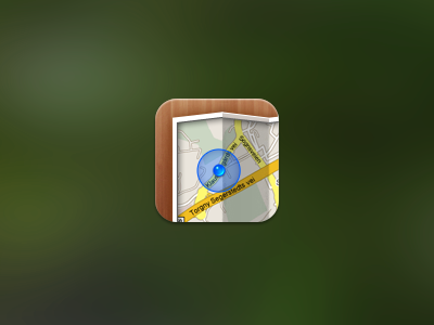 Alt Maps icon for iOS. Created in 2012.