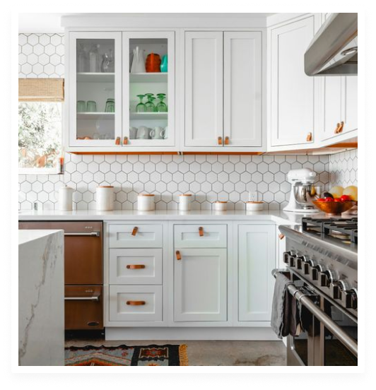 Nicely organized kitchen