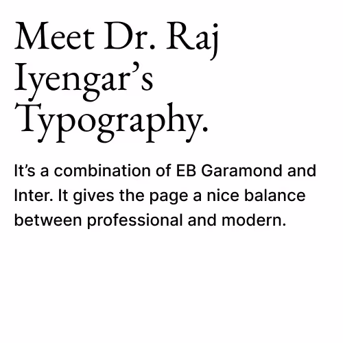 Iyengar Typography Kit