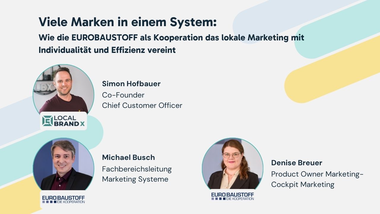 EUROBAUSTOFF im Webinar mit Local Brand X