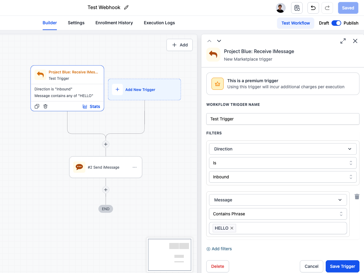 Every reply can start a HighLevel automation