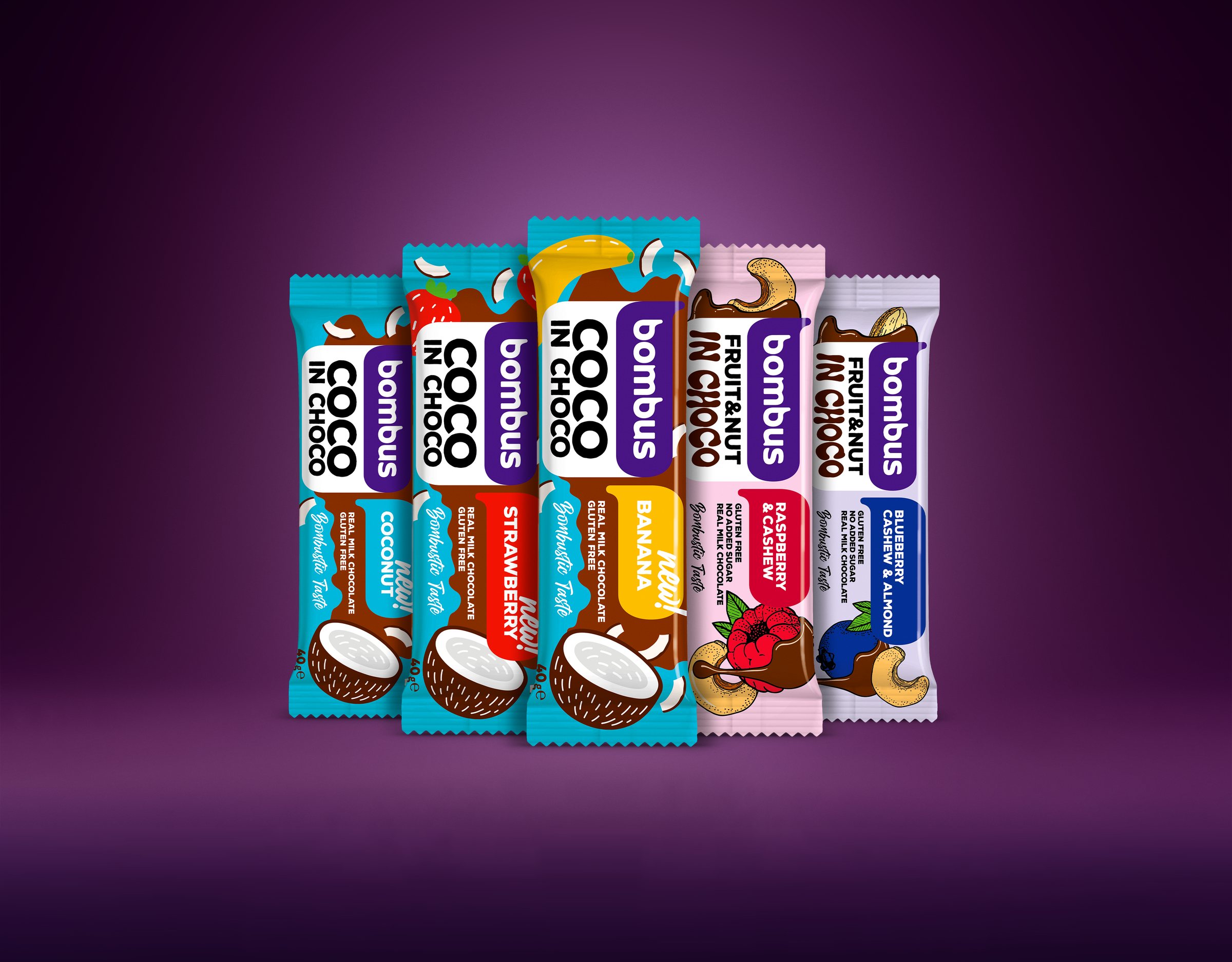 Nové obaly Bombus Coco in Choco a Fruit & Nut