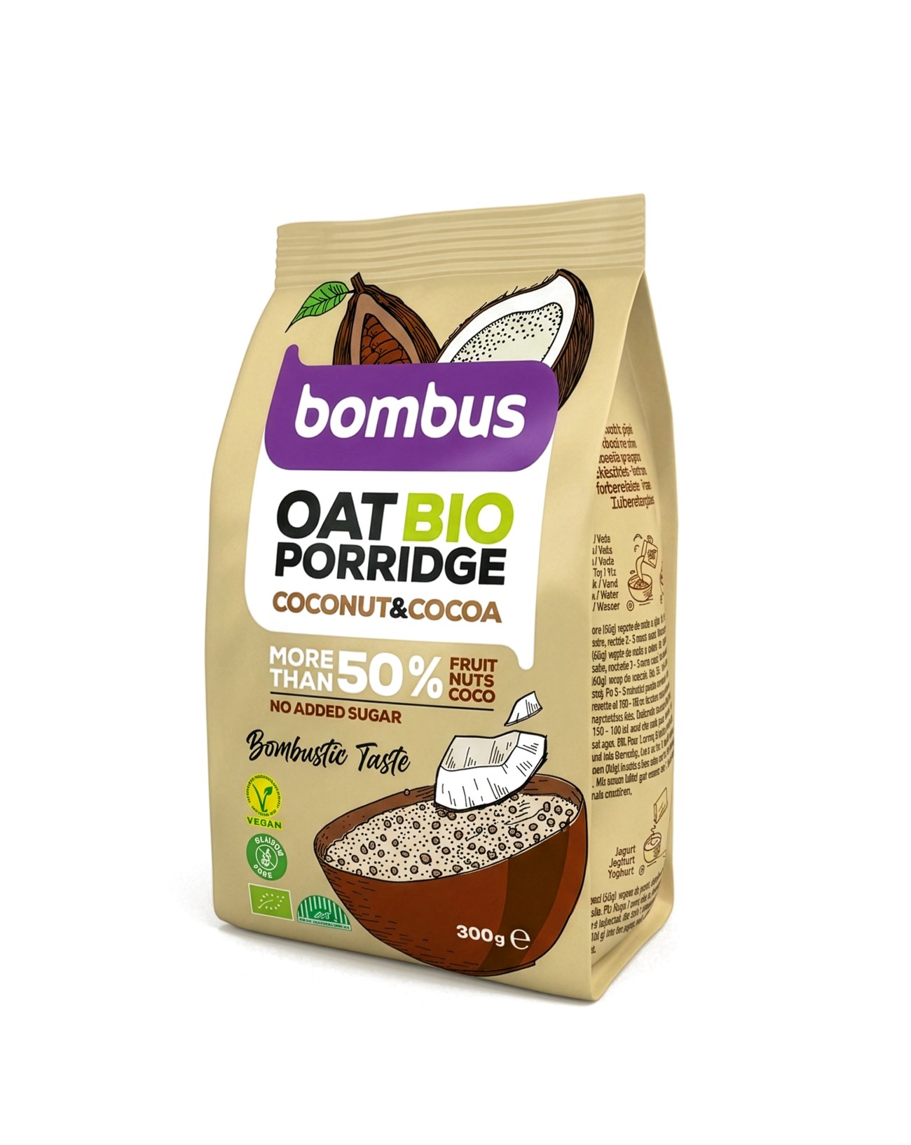 Obal Bombus Oat Bio Porridge Coconut & Cocoa