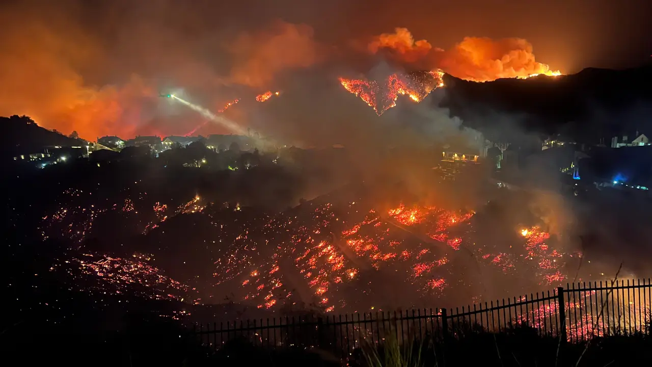 photo of a fire