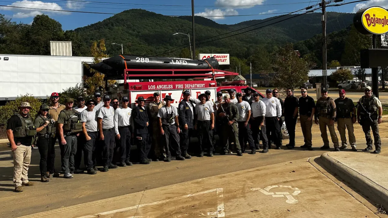LAFD Brings Hope and Recovery to the East Coast