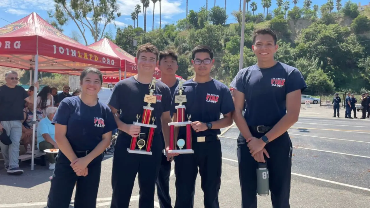 Los Angeles Teen Finds His Calling in Firefighting