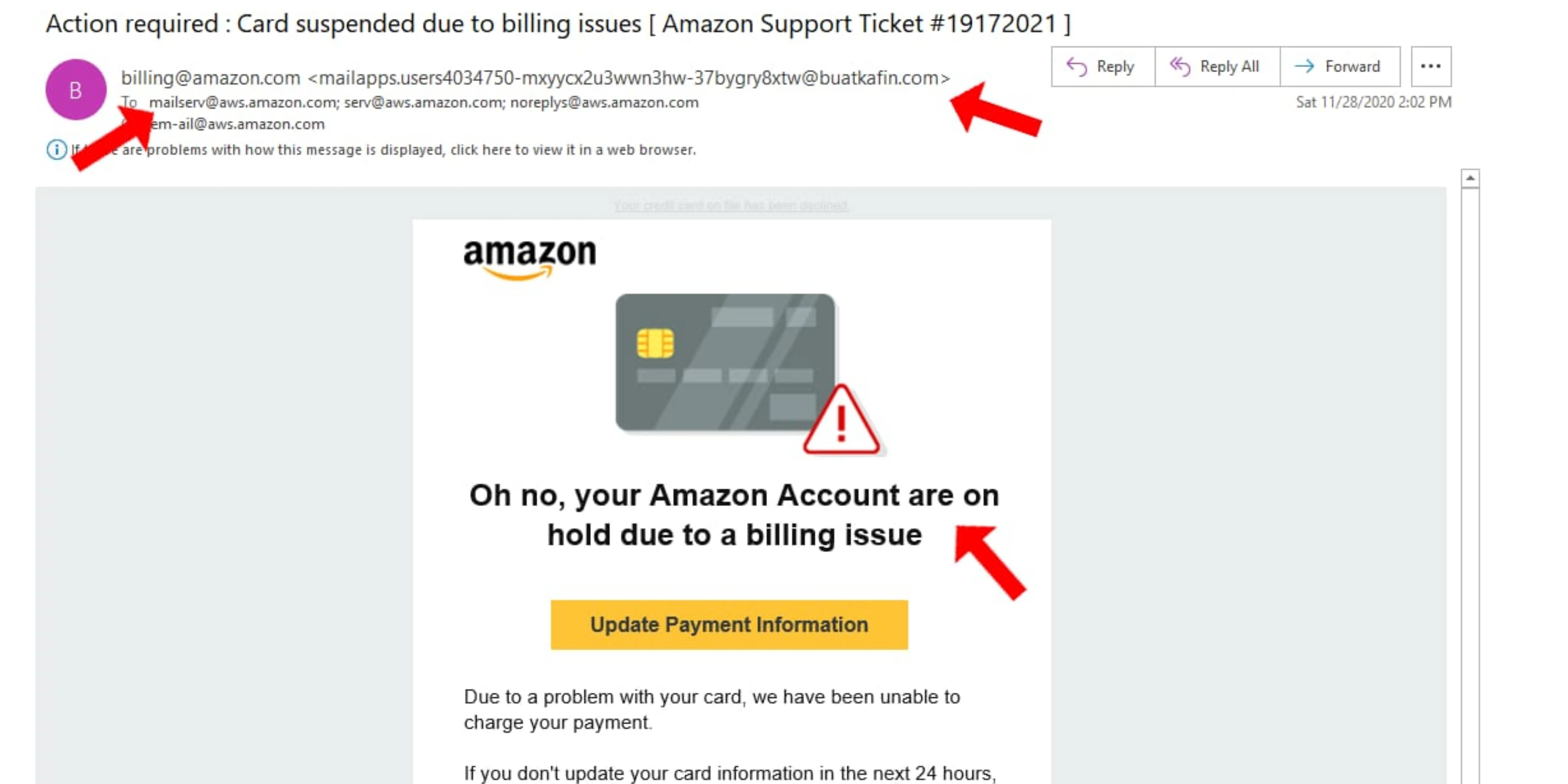 Phishing Email Sample 2