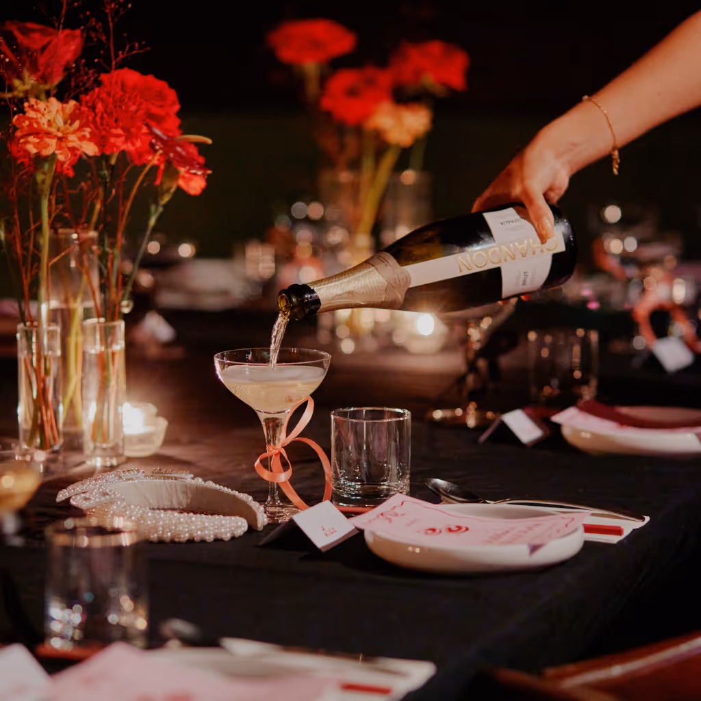 elegant setting for private dining for a birthday celebration