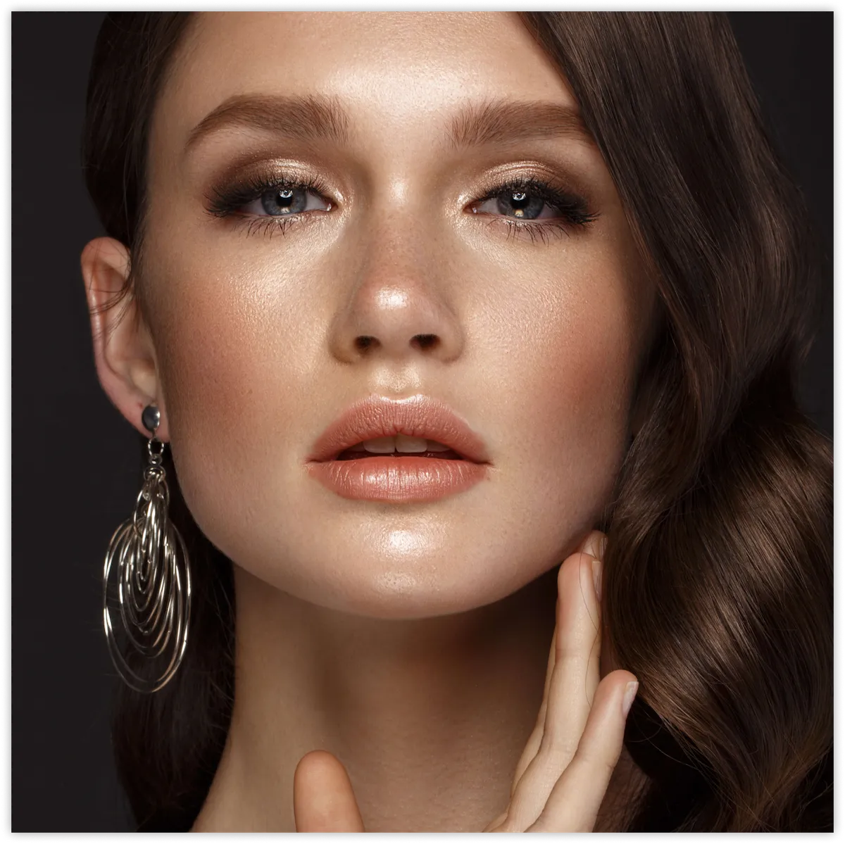 Woman with glowing skin and full cheeks, Sculptra® collagen treatment in Chattanooga, TN