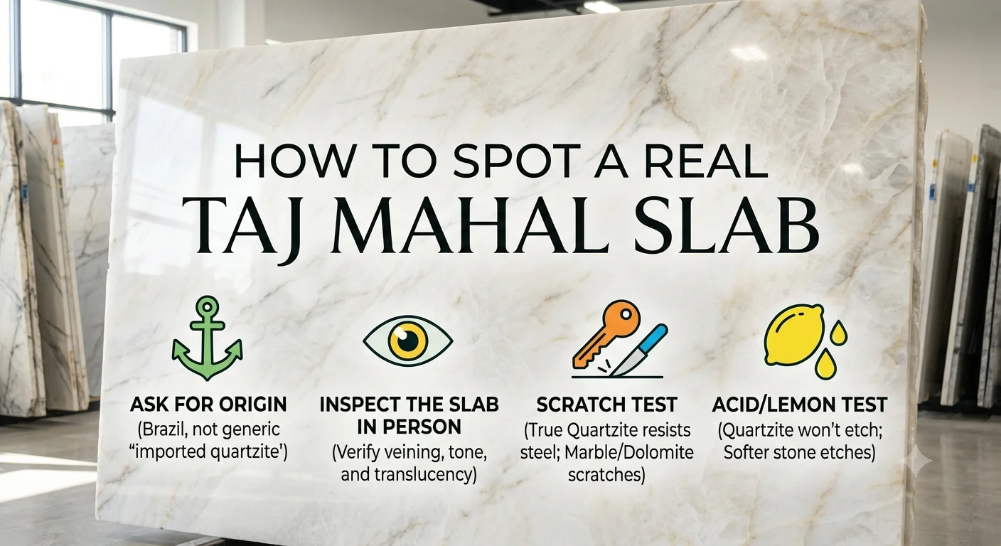 How to Spot a Real Taj Mahal Slab