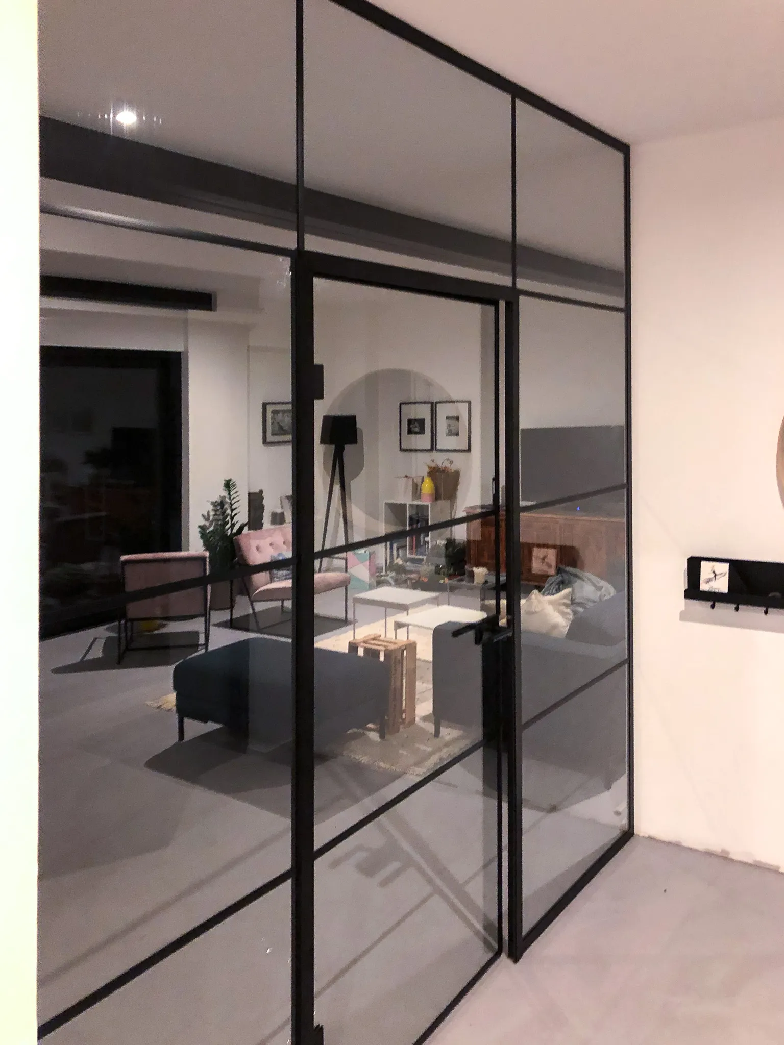 Glastüre Loft Lofttür GlasPro Bergmann Glaserei Langenfeld Solingen Mettmann Leverkusen