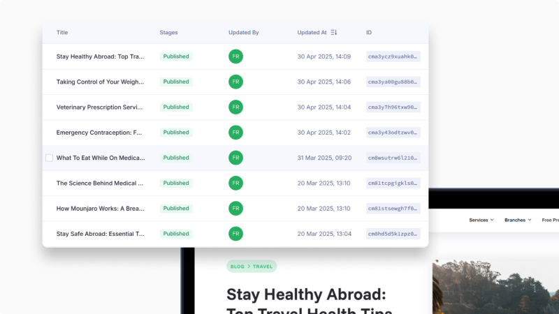 SEO content made for Deltera website