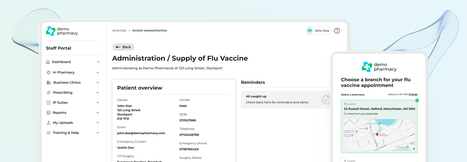 Deltera PGD Platform UI
