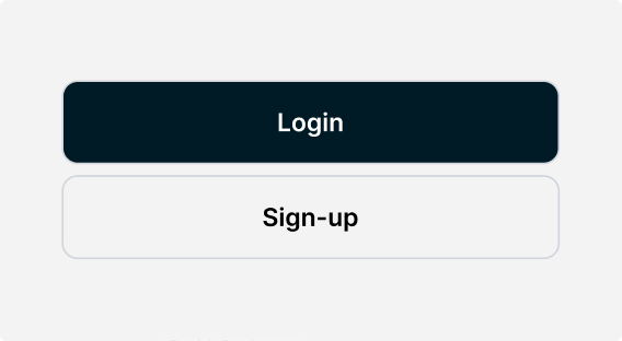 Login and Sign-up buttons