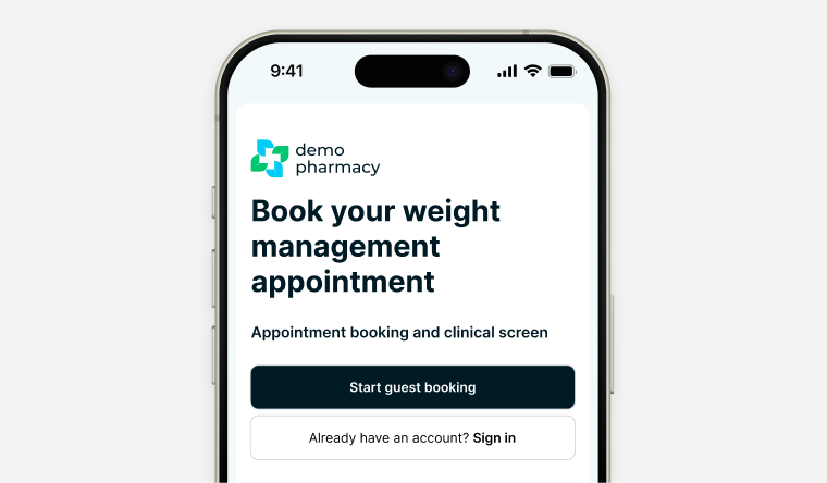 Booking appointment using Deltera platform
