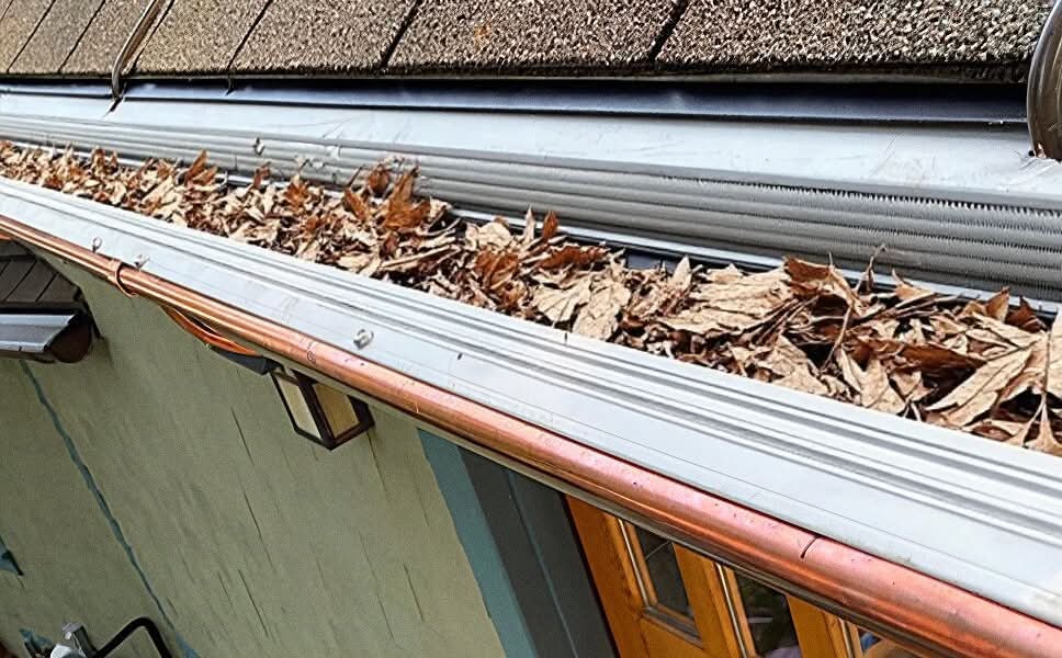 gutter before protection