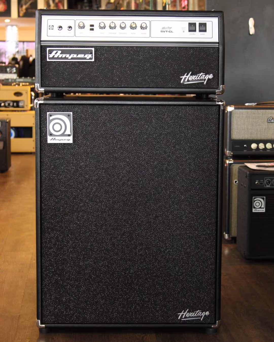 Ampeg SVT-CL with Heritage SVT-410 cabinet
