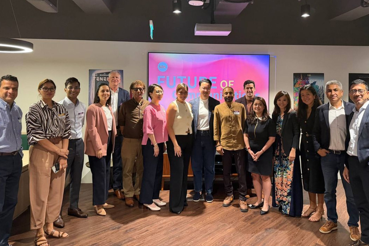 Group of communications leaders from We. Communications and Chase Advisors